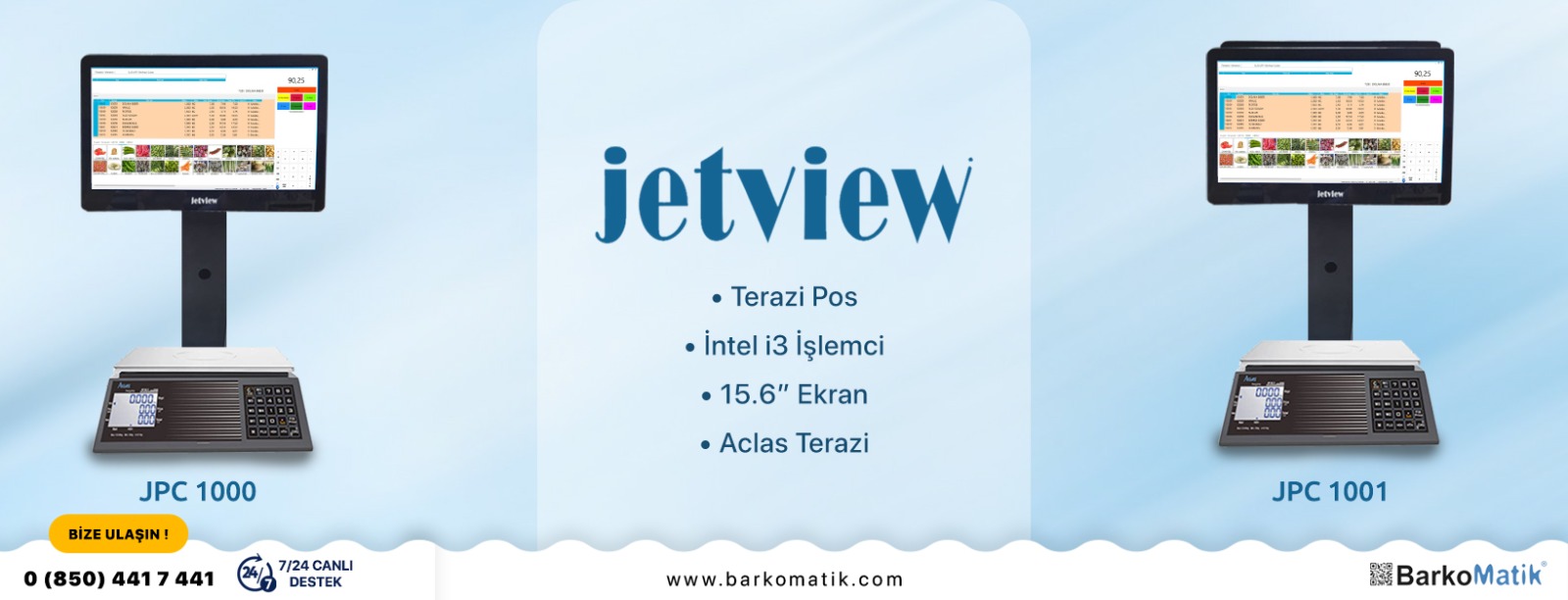 JETVİEW JPC-1000 TERAZİPOS 